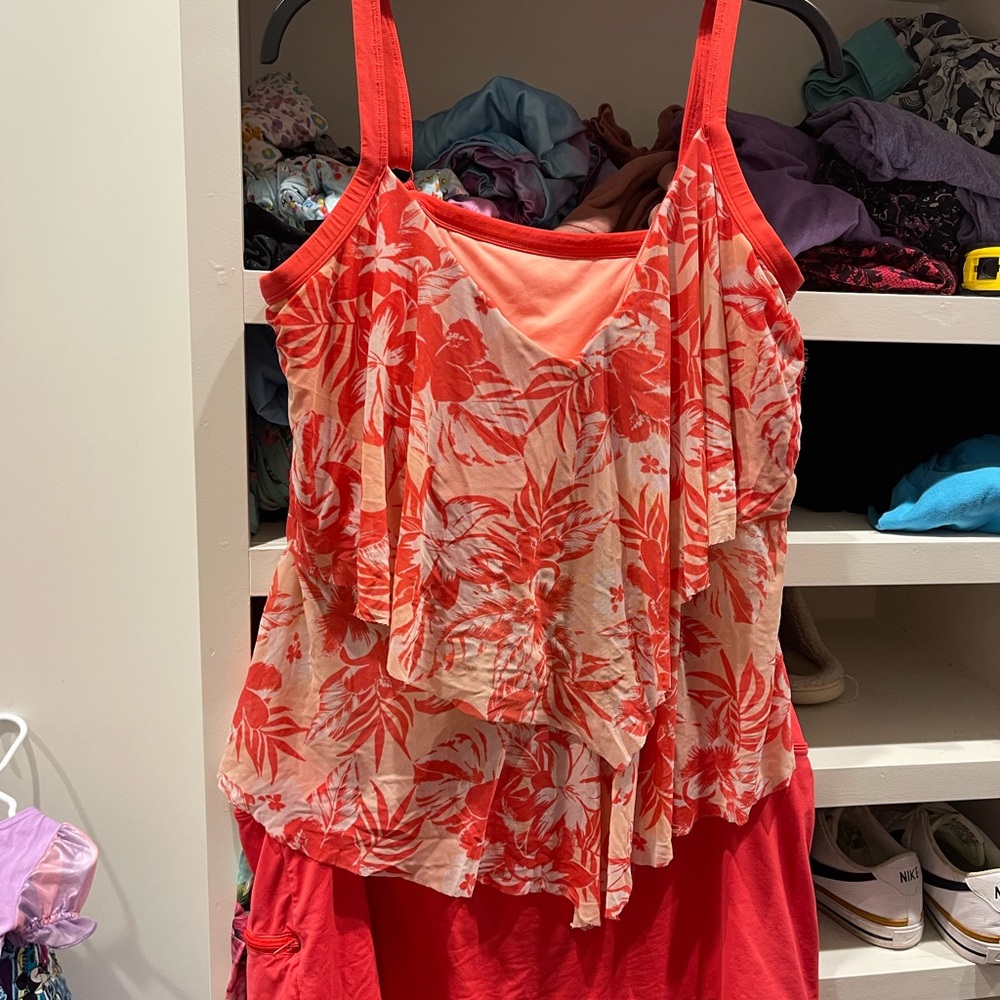 Beach House Coral Floral Bikini